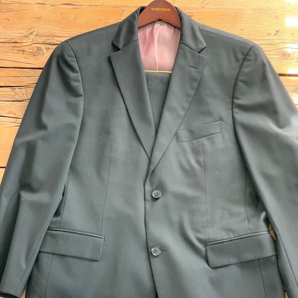 Hugo Boss Super 100 Suit, black, s 44R - Picture 1 of 8